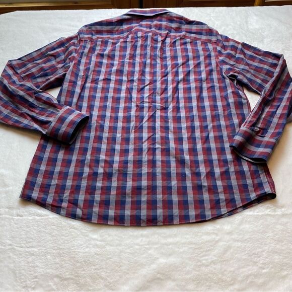 Untuckit Plaid Pomerol Button Down Shirt Size XXL Slim Fit - Picture 2 of 9